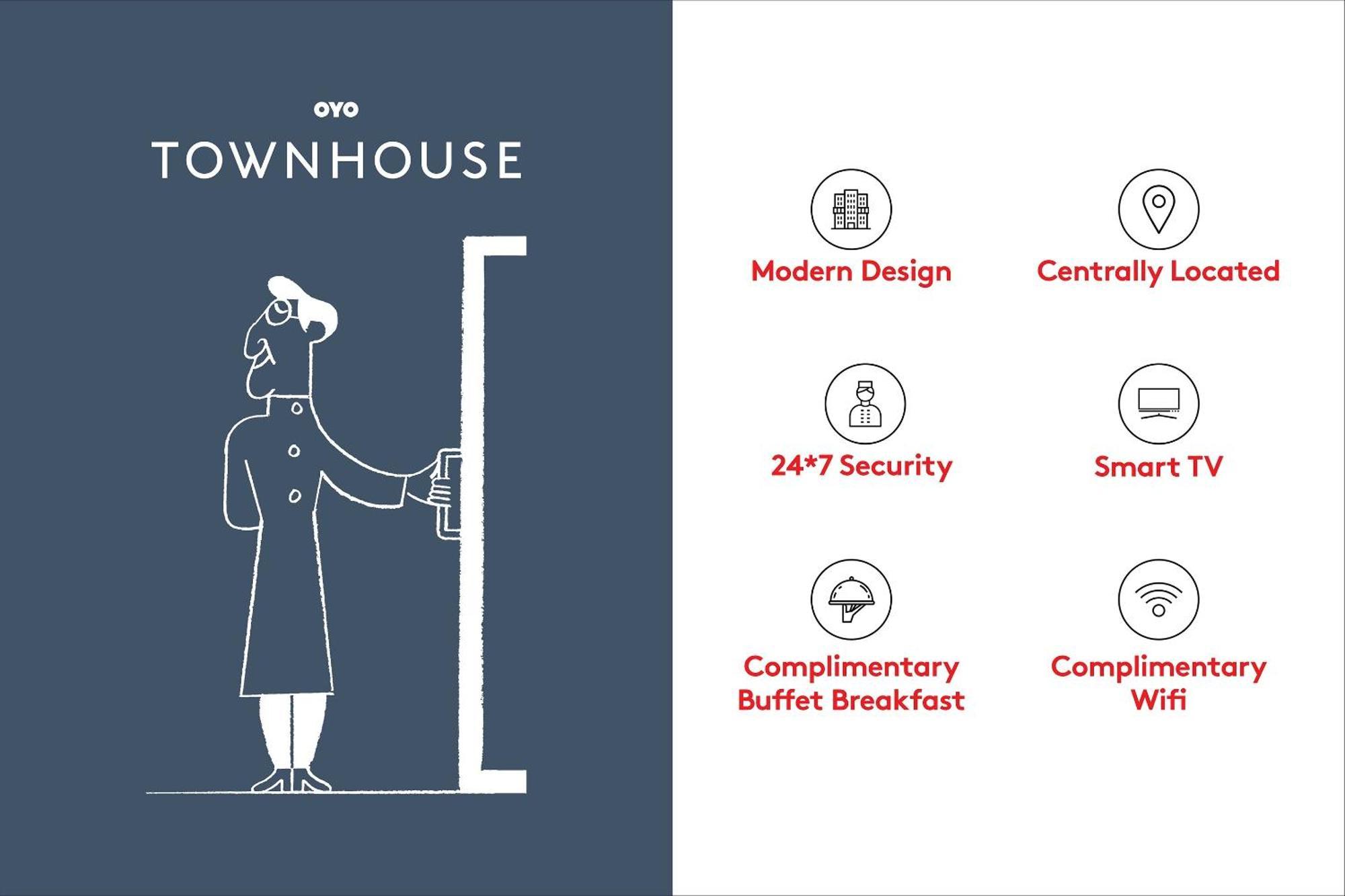 Super Townhouse Che Sigma Hotell Hyderabad Eksteriør bilde